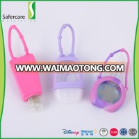 New Custom Shaped Multi Style Travel Portable Hanging Silicone Hand Sanitizer Holder