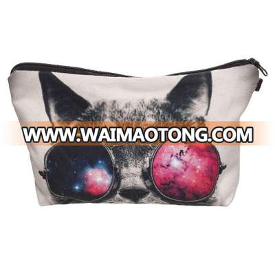 Makeup Pouch Storage Holder Travel Case Cosmetic Makeup Bag (Cat)