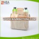 Custom made wooden brush natural body lotion bath gift basket sets