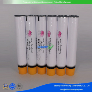 Hair Dying Cream Packaging Cosmetic Flexible Tubes